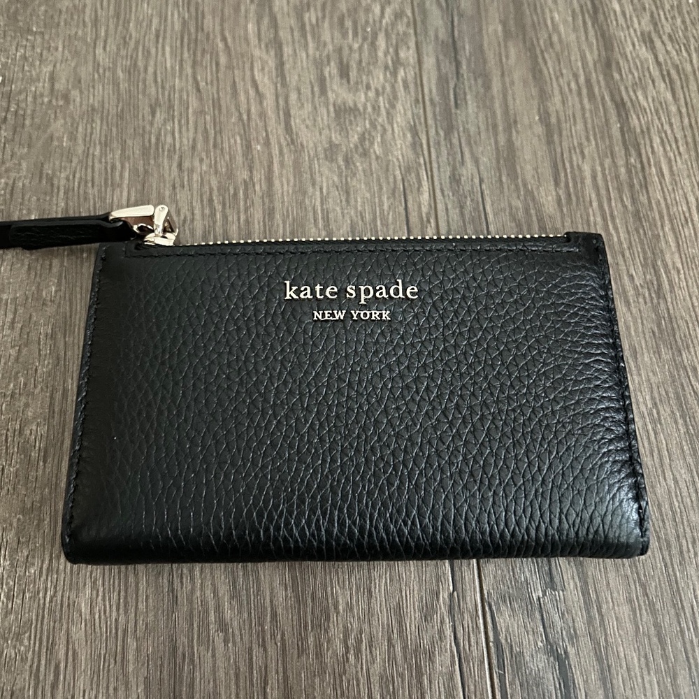 small kate spade black wallet